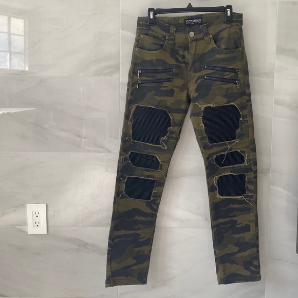 Men’s Victorious Premium Camo Jeans 30x30 - Picture 1 of 4